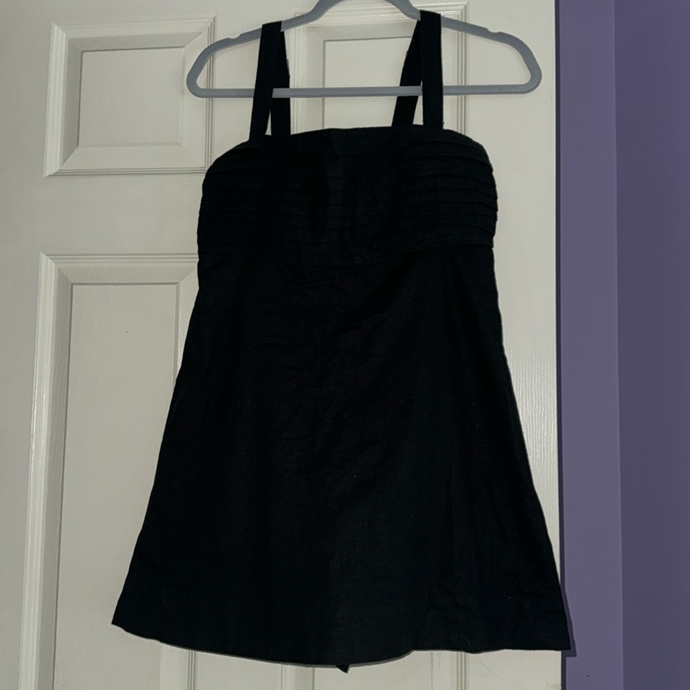 Abercrombie and Fitch- Emerson Linen-Blend Skort medium petite